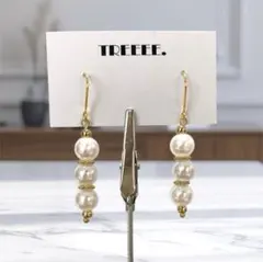 No.42 ハンドメイドピアス イヤリング 金属アレルギー対応