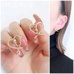 1073 ゴールド シンプル イヤリング お洒落 大人可愛い