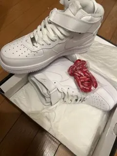 2026年最新】nike air force 1 mid supremeの人気アイテム - メルカリ
