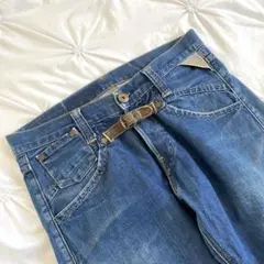 個性派デザイン✨REPLAY デニムパンツ ミニベルト ストレート30×32のサムネイル