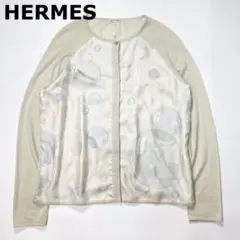 HERMES マルジェラ期 カーディガン スカーフ カレ シルク カシミヤ LAのサムネイル