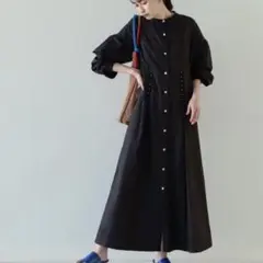 Ray BEAMS ウエスト スプリングホック ワンピース　レイビームス