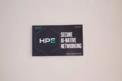 非売品 HP ヒューレットパッカード ノベルティ ロゴ入り ステッカー 黒のサムネイル