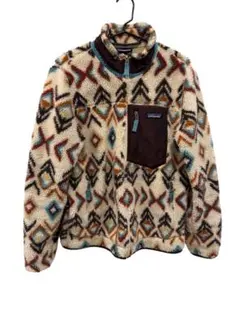 16AW パタゴニア クラシック レトロX カーディガン 総柄 S