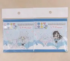 まちカドまぞく　千代田桜＆リコ　ミニアクリルスタンド　マーチングver.