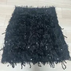 H&M スパンコールタイトスカート XS