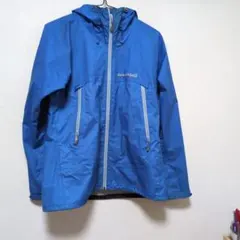 montbell フード付きジャケット 青