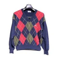 Lacoste Vネックニットセーター