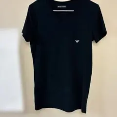 EMPORIO ARMANI Vネック Tシャツ ブラック