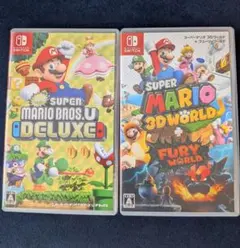 スーパーマリオU デラックス　3Dワールド　Switchソフト　2本まとめ売り