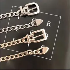 Y2K平成ギャル　チェーンベルト 2色展開【新品・送料無料】 セクシー