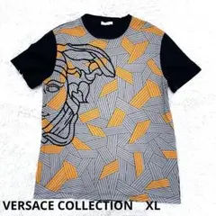 【美品】VERSACE COLLECTION メデューサロゴ 幾何学 Tシャツのサムネイル
