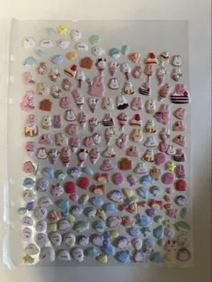 立体シール　おすそ分け　可愛いキャラいろいろ