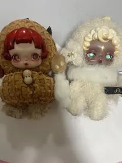 中古！スカルパンダ You found meぬいぐるみペンダント2点セット