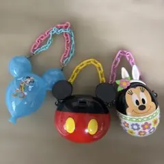 ミッキー ミニー キャラクターケース 3点セット　グミ　お菓子ケース