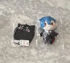 ハウレス ムー 悪魔執事と黒い猫 あくねこ ぬいぐるみキーホルダー ポンチョ