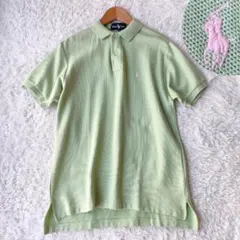 RALPH LAUREN ラルフローレン ポロシャツ L ヴィンテージ 薄緑