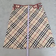 卒業入学にもBURBERRYBLUELABELノバチェックスカート38三陽商会