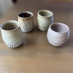 手作り湯呑みセット4個