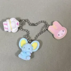 ⭐超激レア⭐ マイメロディ フラットくん マスコット キーホルダー【中古】 ⭐超激レア⭐ マイメロディ フラットくん マスコット キーホルダー