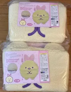 すみっコぐらし　ビッグダイカットラグ　えびてんのしっぽ２点