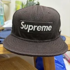 supreme ボックスロゴ　メッシュキャップ　ブラックのサムネイル