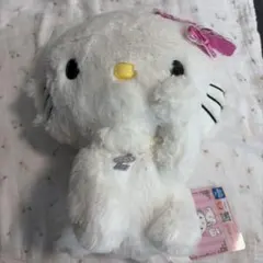 [新品タグ付き] チャーミーキティ毛づくろい ぬいぐるみ　BIG