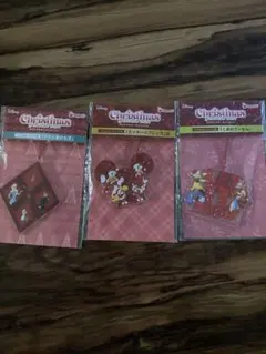 ディズニー クリスマスキーホルダー3点セット