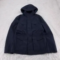 Timberland マウンテンパーカー ロゴラバー ティンバーランド 紺 Mのサムネイル