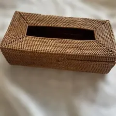 アジアン雑貨　バリ島　アタ　ティッシュケース