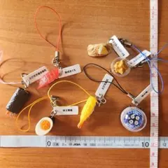 【未使用】くら寿司　ビッくらポン　寿司ストラップまとめ売り キーホルダー ７個