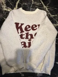 Keep the faith ニットセーター