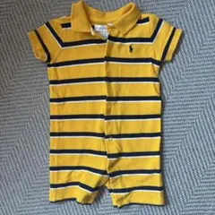Ralph Lauren ストライプロンパース