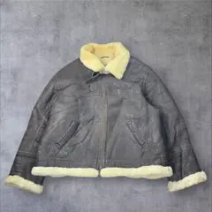 B-3型 ボアジャケット フライトジャケット ムートン 革ジャン Y2K