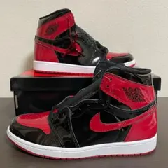 新品！NIKE AIR JORDAN 1 HIGH OG Patent Bred