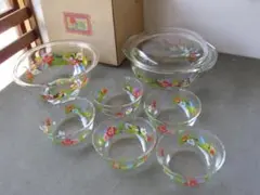 【Lanikai様　専用】☆　PYREX　トロピカル柄　昭和レトロ　超レア　☆