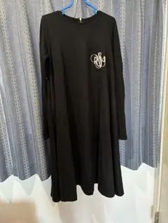 embroidery long OPブラックのサムネイル