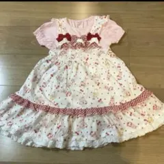 クーラクール110 パフェ柄ワンピース　白