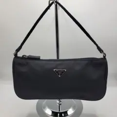 PRADA プラダ アクセサリーポーチ 黒 ナイロン OPTI刻印