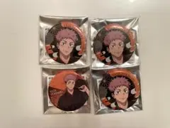 虎杖悠仁 呪術廻戦 TSUTAYA グリッター缶バッジ 和装 渋谷 アップ