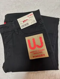 UNIQLO WJ スキニーフィットストレートジーンズ 09 Black 25