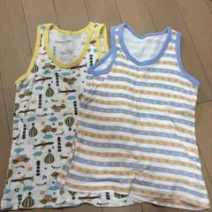 ノースリーブタンクトップ 100cm 2枚セット