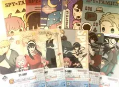 SPY×FAMILY　一番くじ　アーニャ　クリアファイルステッカーセット　10点