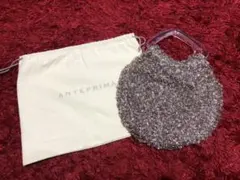 アンテプリマ　ワイヤーバッグ　ビーズ　ピンク