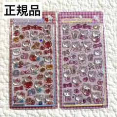 正規品　サンリオ　第二弾　キティ　赤　ピンク　ボンボンドロップ　シール　大