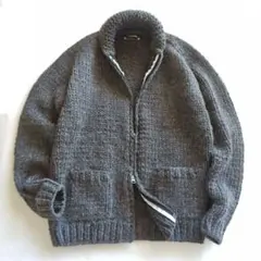 Abyssea】Zipup combination rib knit - メルカリ