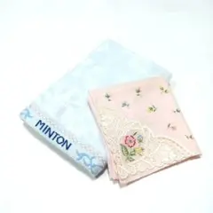 ミントン ウォッシュタオル / ミントン ハンカチ刺繍レース / MINTONのサムネイル