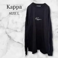 ケイパ　ロングTシャツ　トップス　コットン100%　クルーネック　ブラック　Lのサムネイル