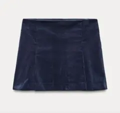 新品未使用品　ZARA コーデュロイミニスカート