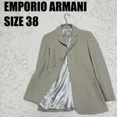 EMPORIO ARMANI テーラードジャケット サイズ38 グレー 577のサムネイル
